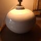 Limoges porcelain ball lamp base from the 60s and 70s