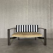 Funky loveseat (newly upholstered)