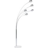 5-branch floor lamp with marble foot