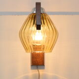 Mid-century Wall Lamp by Drevo Humpolec, 1960’s.