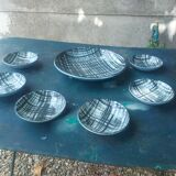 vintage ceramic couppelles and dish , Pornic