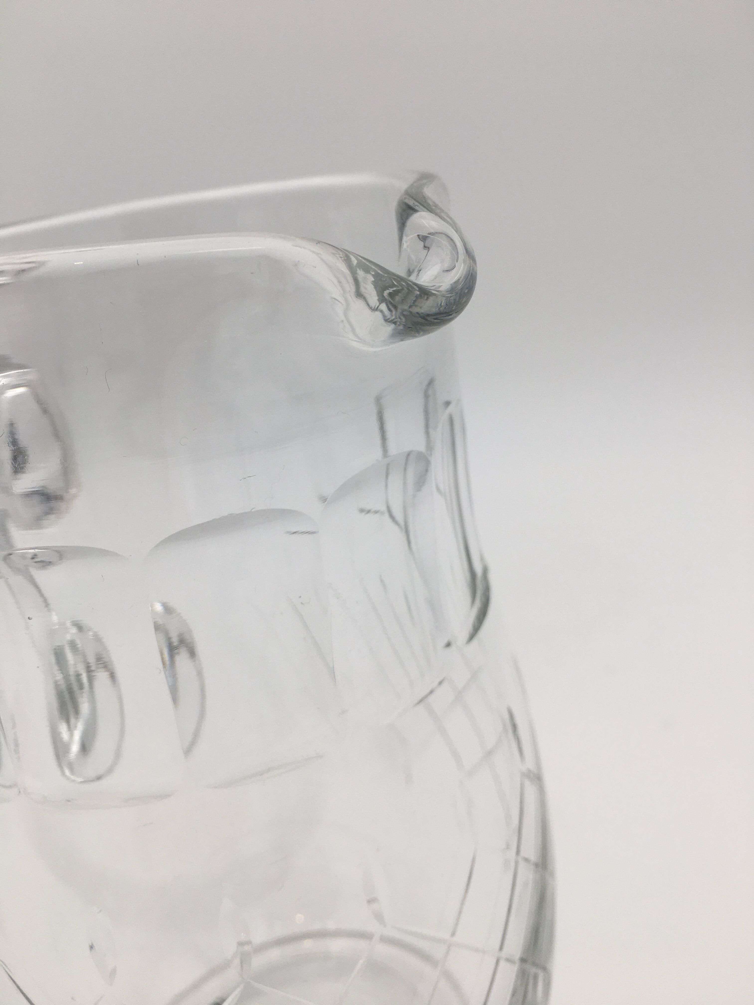 Pitcher in cut or crystal 1960