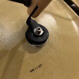 Lot of 2 DSW chairs in yellow fibre with oak dowel, light oak, Eames, Herman Miller.