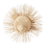 Rattan wall hedgehog head for children hedi