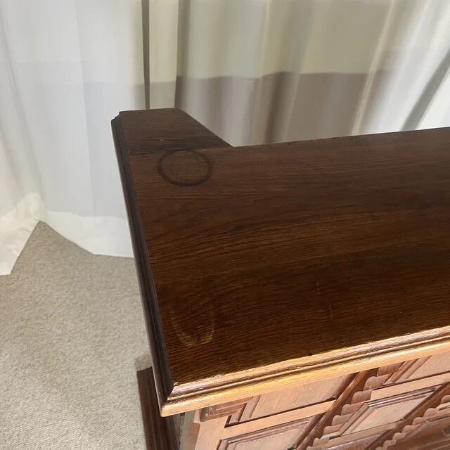 Antique oak counter/bar, 20th century