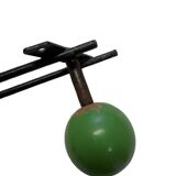 Metal coat rack in the style of Féraud