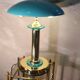 turquoise chrome gold lamp 1980, very beautiful 43x32 good general condition and normal wear