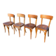 Lot de 4 chaises vintage Thonet de bistrot