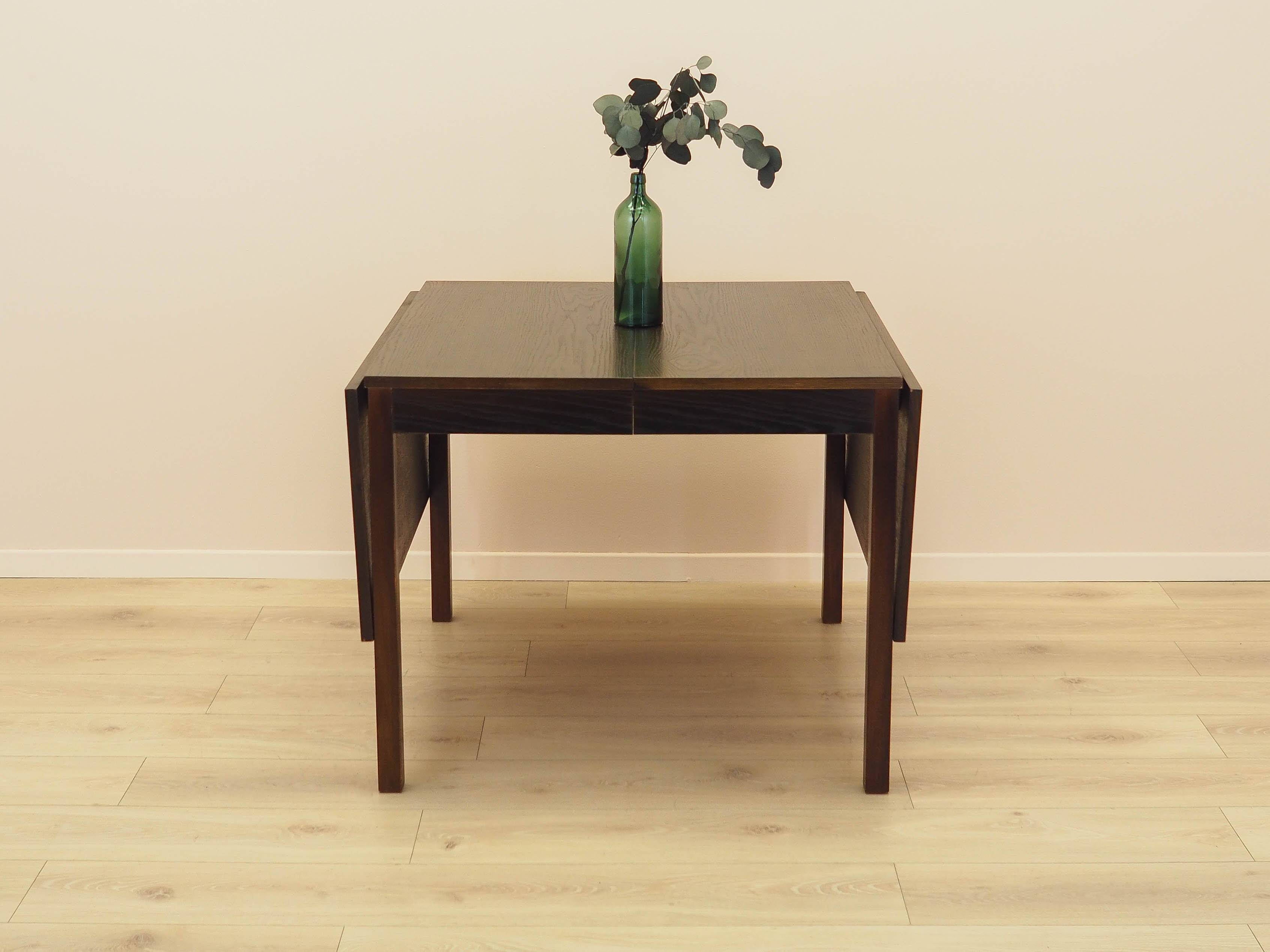 Oak table, Danish design, 1970s, made in Denmark