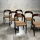 Set of 6 "Gondole" chairs by Baumann from the 1960s.