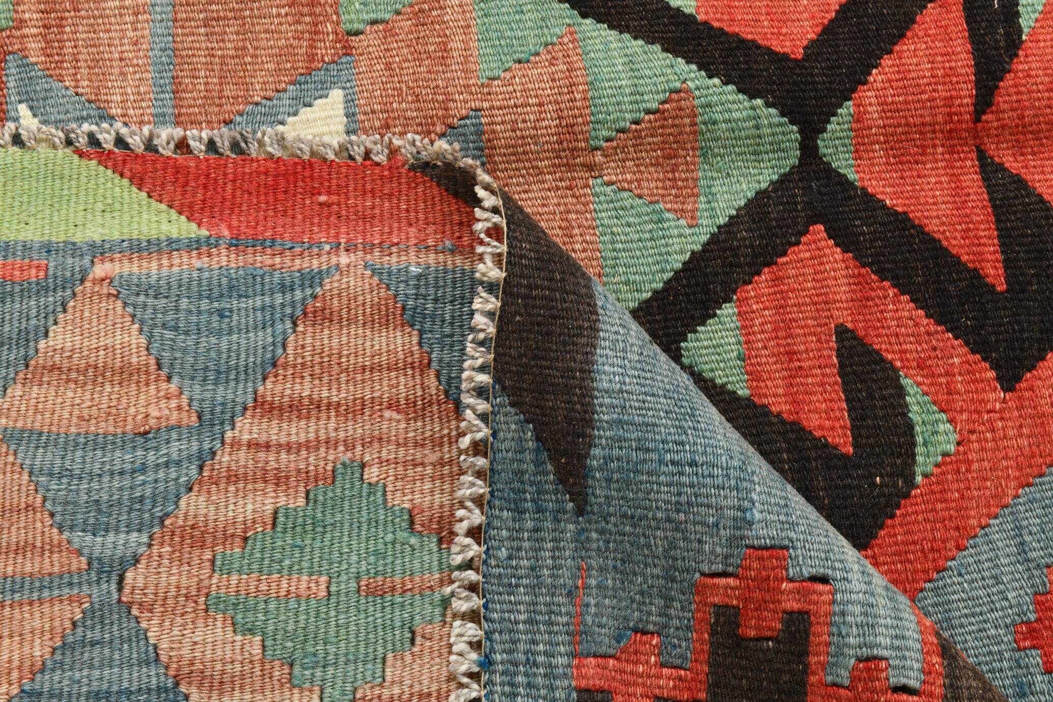 5x10 Geometric Tribal Handmade Vintage Rug, 160x317Cm