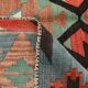 Tapis tribal géométrique vintage fait main 5x10, 160x317 cm