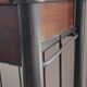 Grange shelf in wood and metal