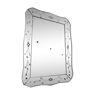 Venetian art deco mirror