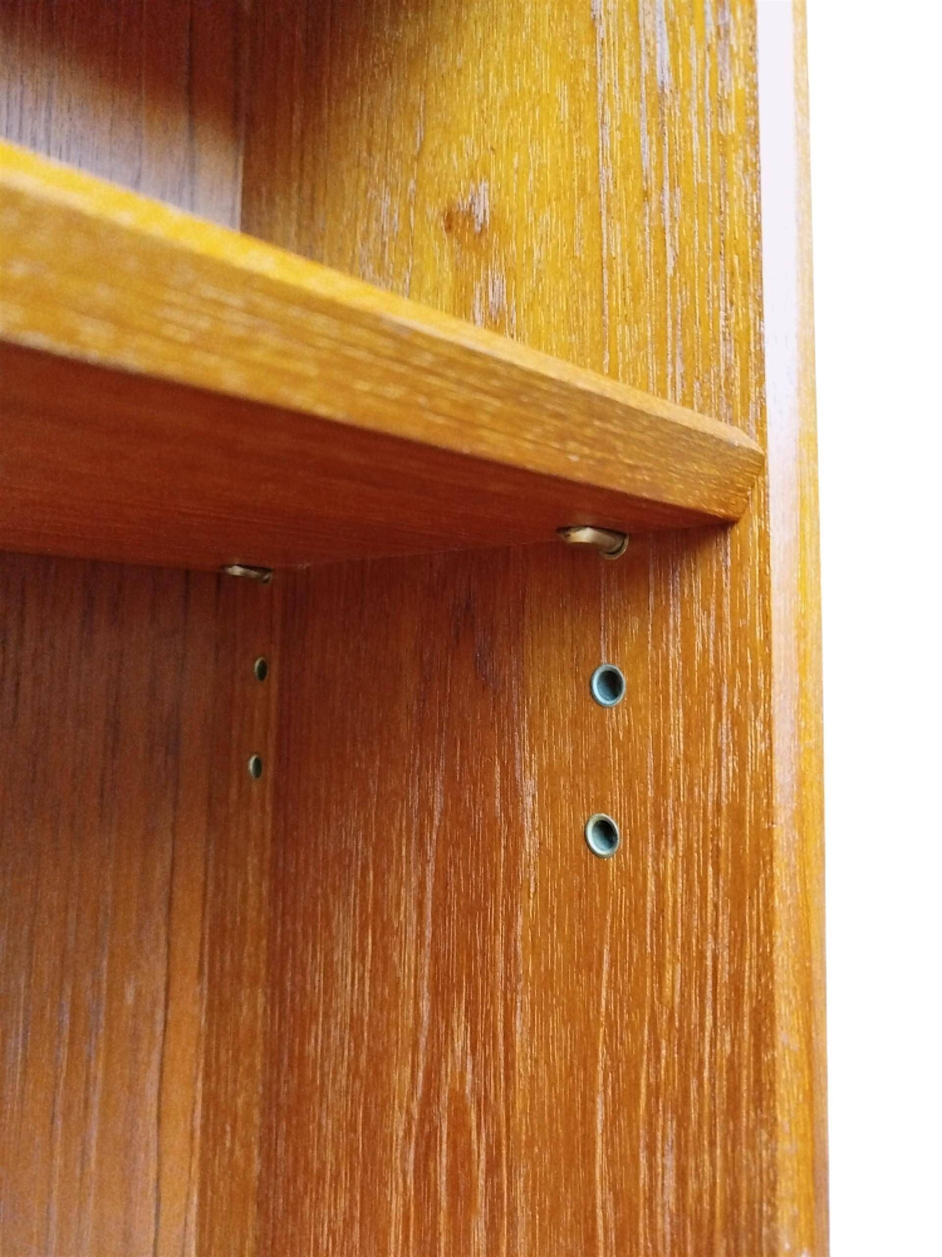 Danish teak secretary bureau with bookcase, Larsens Møbler, 1960s