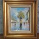 Tableau Parisian Scene HST Impressionist Signed Palsey ~1960