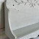 Scalloped wooden shelf
