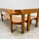 Banc d’angle Pierre Chapo S35 en orme