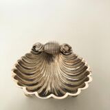 Silver metal shell cut