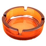 Années 1970  Cendrier verre fumé France