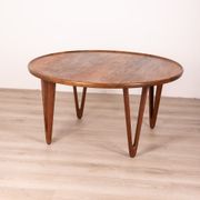 Table basse vintage en palissandre des années 1950 Design Tove & Edvard Kindt-Lars