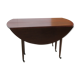 Beautiful round table 6 feet mahogany spindles, extendable