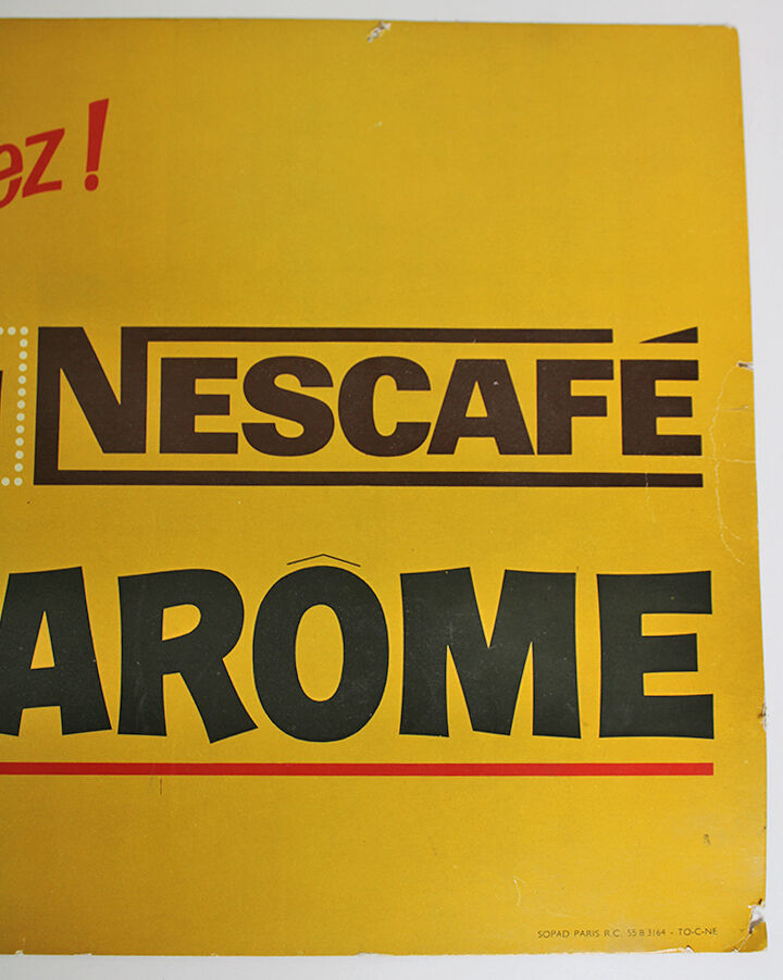 Nescafé advertising poster