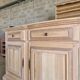 Buffet in solid cherry wood, fully sandblasted.