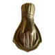 Antique gilded brass mail clip