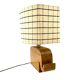 Mid century Modern wood elephant table lamp, Italy circa 1960s