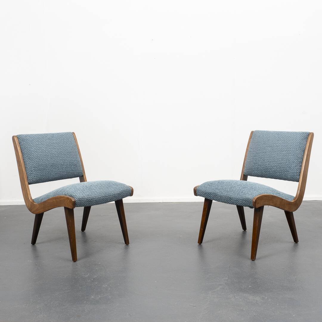 Fauteuil vintage année 50 refait à neuf, dispo 2
