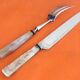 1930s Art Deco Salad Bowl/Lamb Carving Set Sauzedde Cutlery