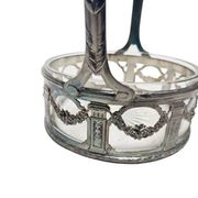 Antique Art Nouveau basket, France, 1900s