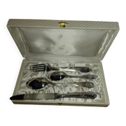 Set of 4 stainless steel children's cutlery by Guy Degrenne