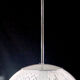 Venini ceiling lamp crystal "tessuto" by Massimo Vignelli '70s