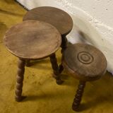 Tripod stool.