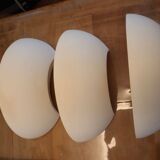 3 SEDAP "double lighting" wall lights / high-end / white plaster