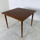 Vintage Scandinavian dining table expandable in 1960s teak