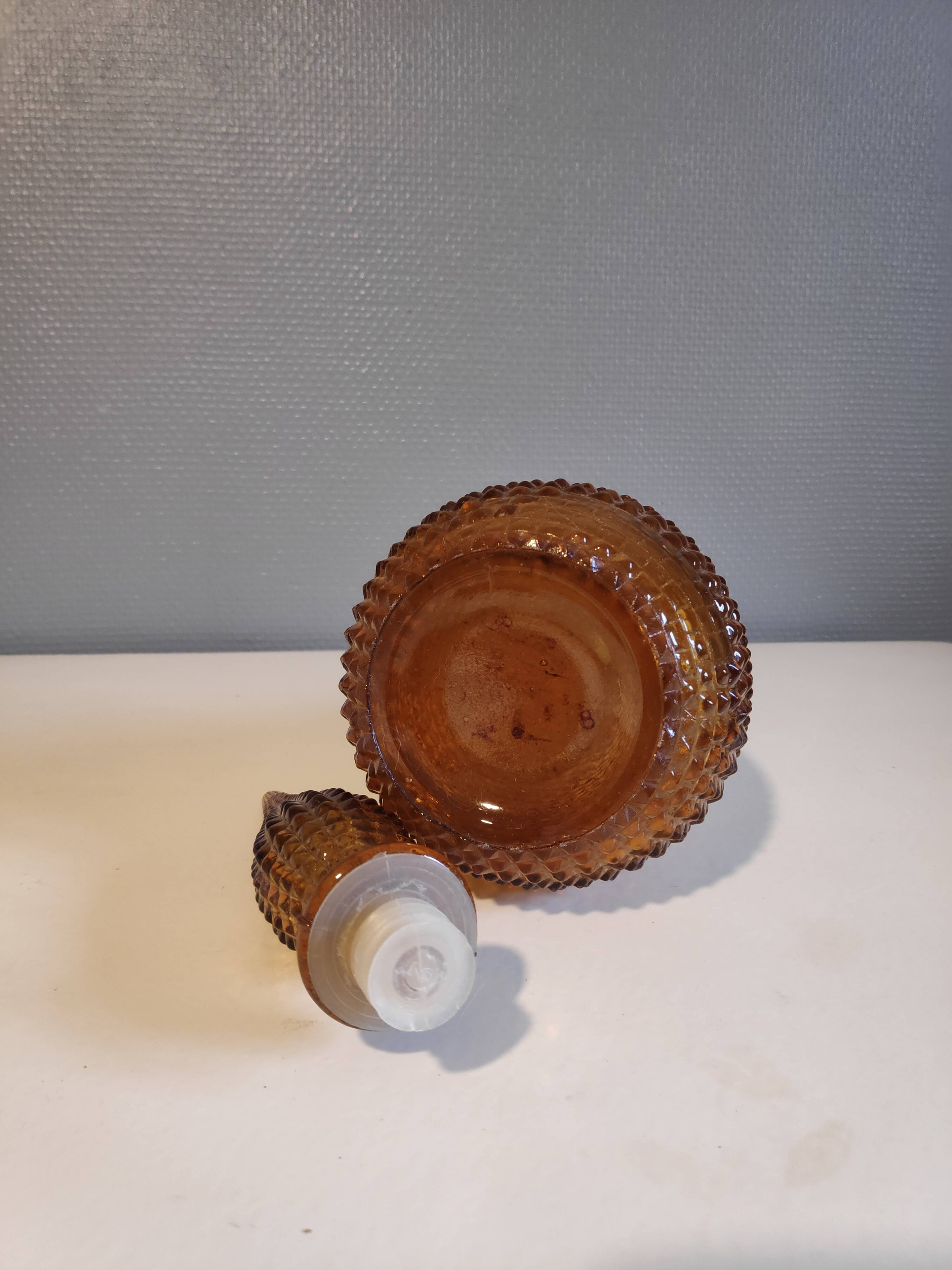 Italian amber empta decanter