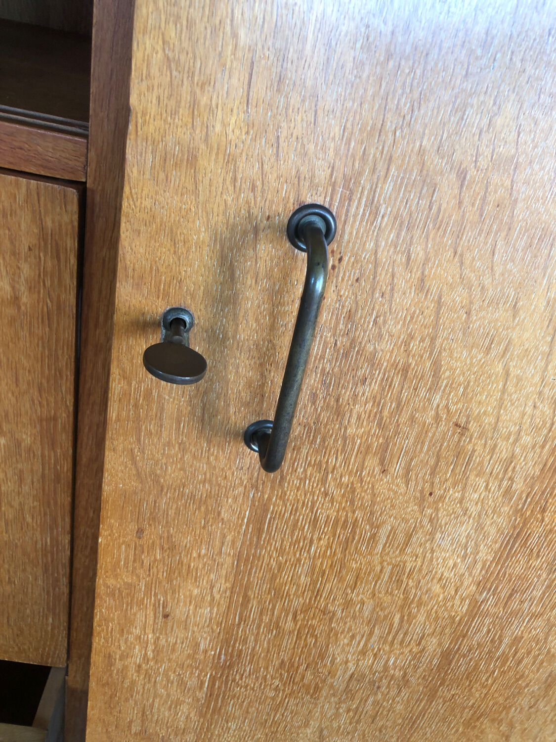Vintage wardrobe from the 50s, produced by SAM furniture “half-century”