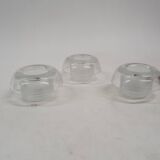 Set of three "Apollo"candle light holders by Markku Salo, Arabia, Finland