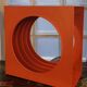 Orange vinyl holder 70s Schweizer-design