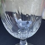 6 Baccarat wine glasses – Art Nouveau