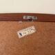 Vintage Danish teak mirror - beautiful edges