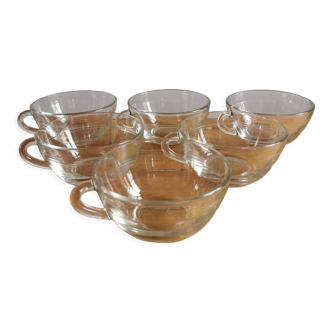 Set of 6 duralex coffee cups