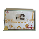 Antique embroidered sheet