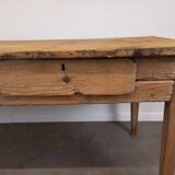 Rustic farmhouse table with drawers