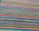 Tapis multicolore rayé fait main  122x56cm