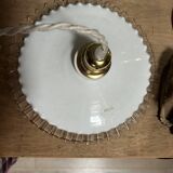 Opaline serrated lamp