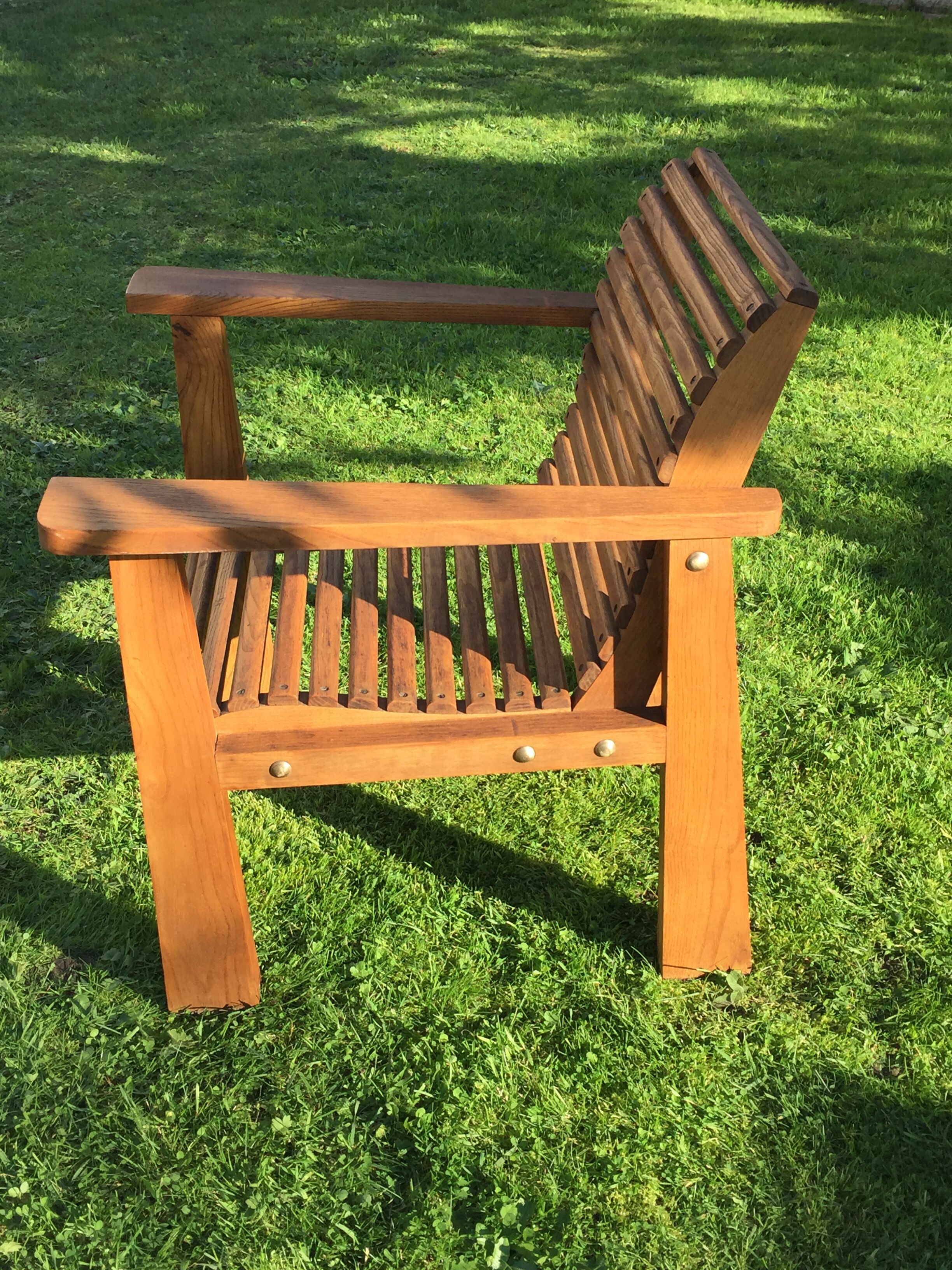 Post-war wooden removable chair